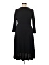 Lands' End Solid Black Casual Dress Size XL - photo 2