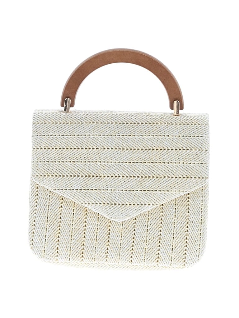 Pre-owned Unbranded Purse In Ivory