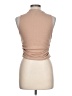 Shein Tan Sleeveless T-Shirt Size L - photo 2