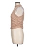 Shein Tan Sleeveless T-Shirt Size L - photo 5