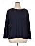 Mario Serrani Animal Print Blue Pullover Sweater Size XL - photo 1