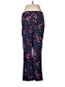 Ann Taylor LOFT Floral Blue Active Pants Size 6 - photo 2