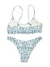 Unbranded Print Blue Two Piece Swimsuit Size S - photo 2