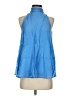 Aura Blue Sleeveless Blouse Size XS - photo 1