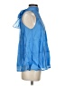 Aura Blue Sleeveless Blouse Size XS - photo 4