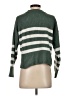 Pinque Stripes Green Pullover Sweater Size S - photo 2