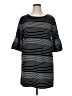 Max Studio Stripes Black Casual Dress Size XL - photo 1