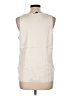 Boston Proper Ivory Sleeveless Top Size L - photo 2
