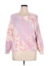 Umgee Tie-dye Pink Pullover Sweater Size M - photo 1