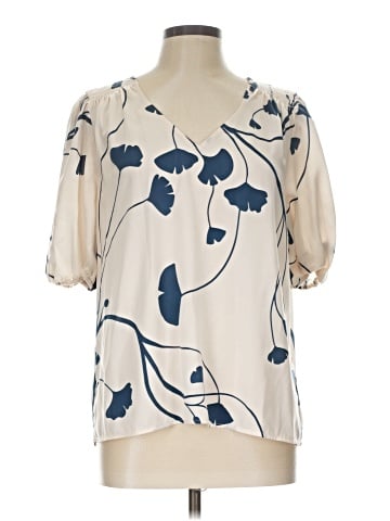 Ann Taylor Factory Short Sleeve Blouse (view 1)