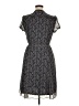 MSK 100% Polyester Paisley Gray Casual Dress Size 14 - photo 2