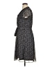 MSK 100% Polyester Paisley Gray Casual Dress Size 14 - photo 5