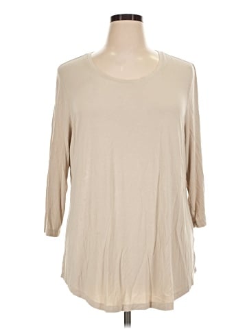 JM Collection 3/4 Sleeve T-Shirt (view 1)