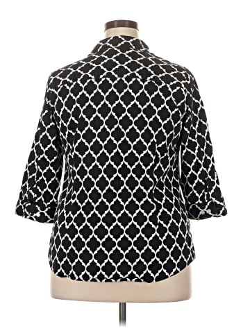 Allison Daley 3/4 Sleeve Button-Down Shirt (view 2)