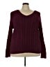 St. John's Bay Burgundy Pullover Sweater Size 4X - photo 1