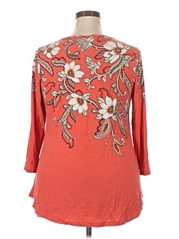 JM Collection 3/4 Sleeve Blouse (view 2)