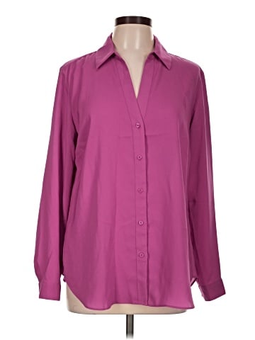 Ann Taylor Long Sleeve Blouse (view 1)