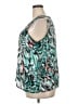 Kasper 100% Polyester Teal Sleeveless Blouse Size 2X - photo 5