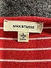 Max Studio Stripes Red Casual Dress Size L - photo 7