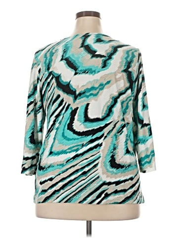 JM Collection 3/4 Sleeve Blouse (view 2)