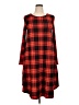 42 Pops Plaid Black Red Casual Dress Size XL - photo 1