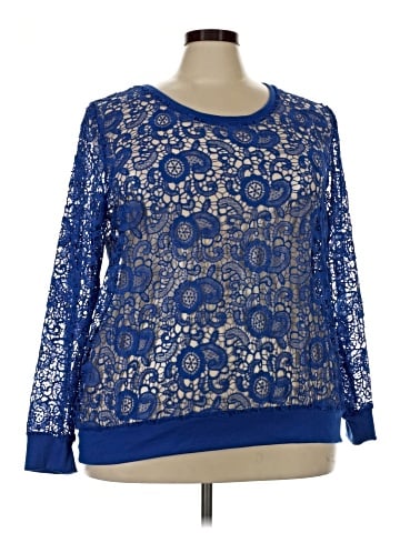 Lane Bryant Long Sleeve T-Shirt (view 1)