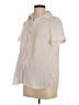 Hatch 100% Polyester Ivory Short Sleeve Blouse Size Sm Maternity (1) - photo 1