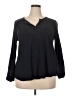 Lucky Brand Black Pullover Sweater Size 2X - photo 1