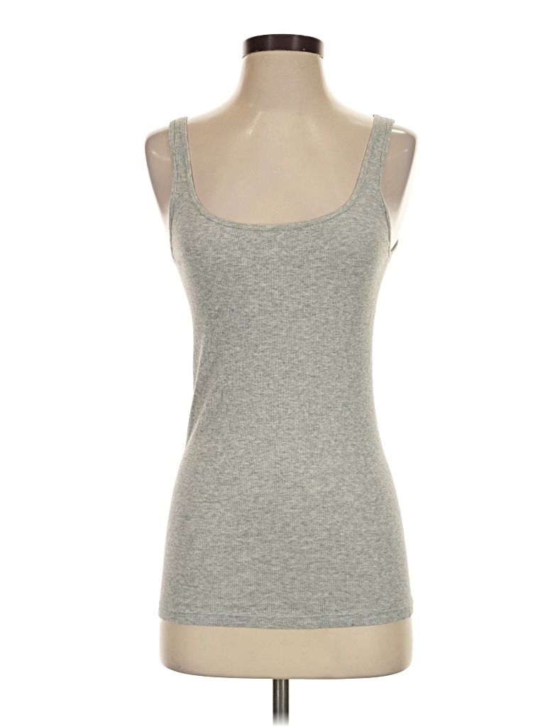 Pre-owned Jcrew Tank Top Gray Sweetheart Neckline Tops