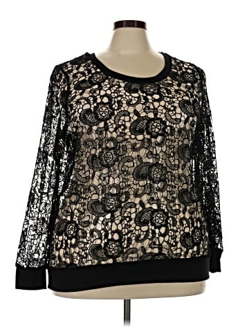 Lane Bryant Long Sleeve T-Shirt (view 1)