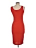 Forever 21 Solid Red Casual Dress Size L - photo 2
