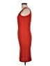 Forever 21 Solid Red Casual Dress Size L - photo 5