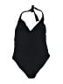 J.Crew Solid Black One Piece Swimsuit Size 10 - photo 1