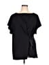 Lane Bryant 100% Polyester Black Short Sleeve Blouse Size 14 - 16 Plus - photo 1