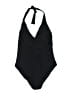 J.Crew Solid Black One Piece Swimsuit Size 10 - photo 2