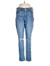NYDJ Hearts Blue Jeans Size 12 - photo 1