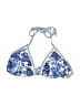 Unbranded Print Blue Swimsuit Top Size M - photo 1