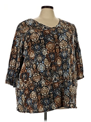 Catherines 3/4 Sleeve T-Shirt (view 1)