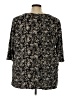 Catherines Black 3/4 Sleeve Blouse Size 3X - photo 2