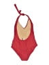 J.Crew 100% Polyester Color Block Red One Piece Swimsuit Size 10 - photo 2