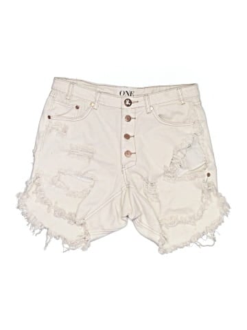 One by One Teaspoon Denim Shorts (view 1)
