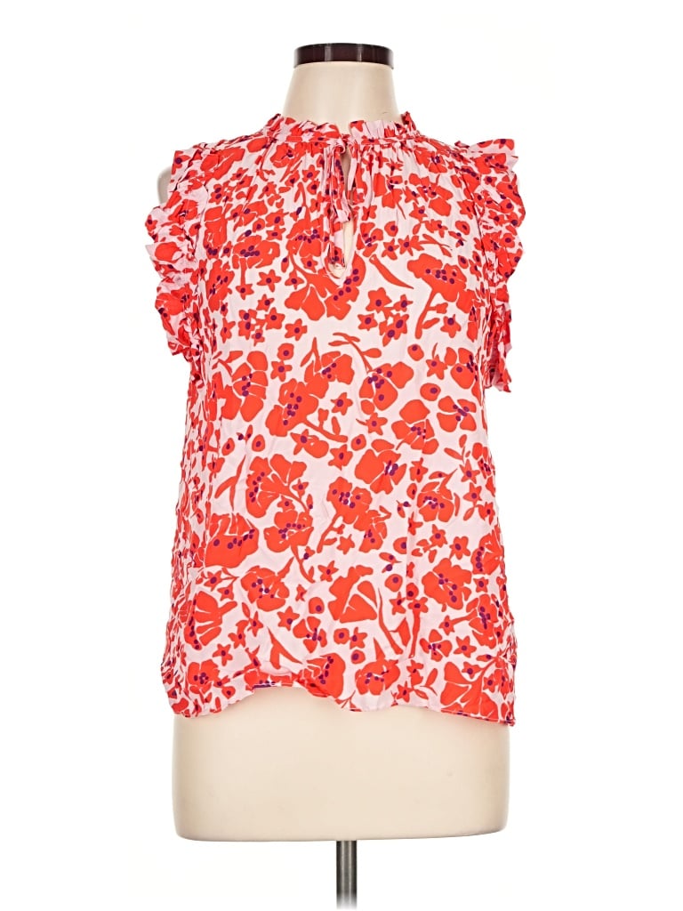 Pre-owned Caballero Sleeveless Blouse In Red