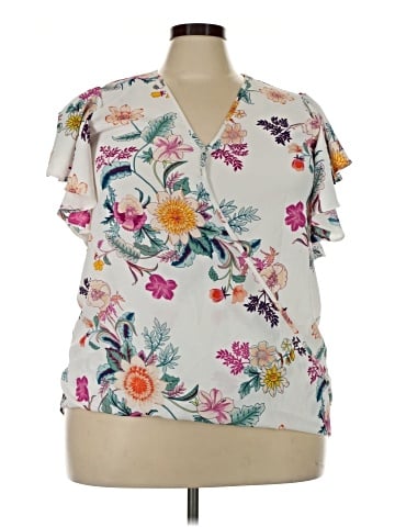 Spin Short Sleeve Blouse (view 1)
