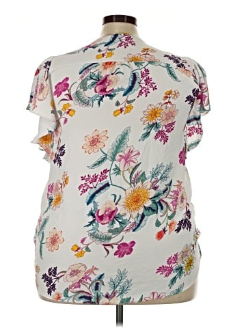 Spin Short Sleeve Blouse (view 2)