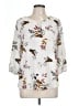 Misia 100% Polyester White 3/4 Sleeve Blouse Size L - photo 1