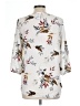 Misia 100% Polyester White 3/4 Sleeve Blouse Size L - photo 2