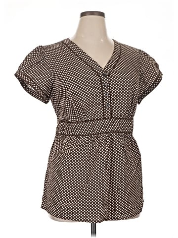 Style&Co Short Sleeve Blouse (view 1)