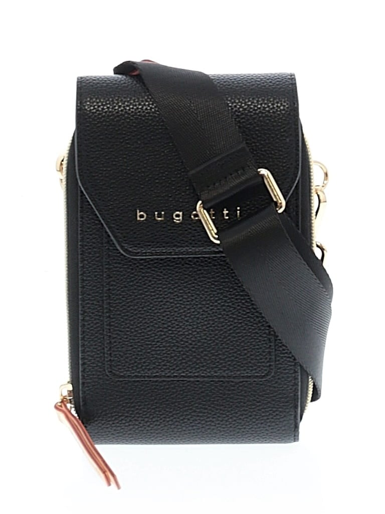 Pre-owned Bugatti Crossbody Bag In Black