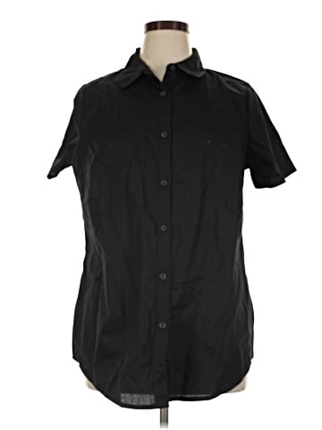 Woman Within Short Sleeve Button-Down Shirt (view 1)