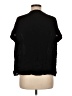 Elan 100% Rayon Black Short Sleeve Blouse Size M - photo 2